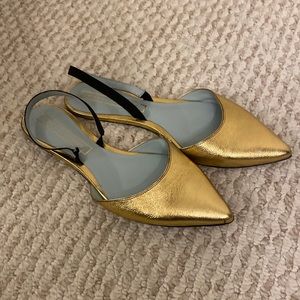 Marc Jacobs pointed toe sling backs